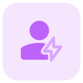 Flash used for profile pictures as a indication of energized icon