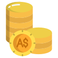 Dollar argent icon