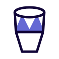 Large kettle drums with a booming sound effect icon