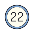22-丸で囲んだ-c icon