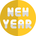 Happy new year sticker texts and messages to share icon