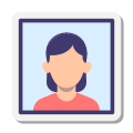 Mulher webcam icon