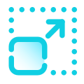 Redimensionner icon