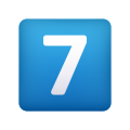Tastenkappe-Ziffer-Sieben-Emoji icon