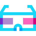 Lunettes 3D icon