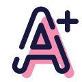 글꼴 증가 icon