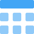 Security passcode top bar template design layout icon