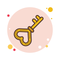 Heart Key icon