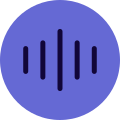 Audio wave application for editing and playback icon