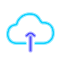 Zur Cloud hochladen icon