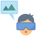 Virtual Reality Glasses icon