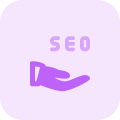 Share seo tricks and tweak isolated on a white background icon