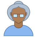 사람-노인-여성-피부-유형-6 icon