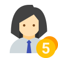 Saleswoman Skin Type 1 icon