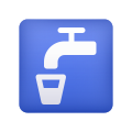 Trinkwasser-Emoji icon