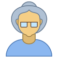 persona-anziana-femmina-tipo-di-pelle-4 icon