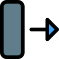 Right direction adjustment-setting adjust layout paragraph -edit position icon