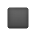 schwarz-mittel-quadratisches Emoji icon