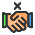 No Handshake icon