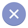 Decline button icon