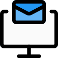 Desktop email notification icon