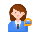 Saleswoman icon