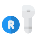 Right side pairing only earphones dongle accessory icon