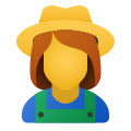 Donna coltivatrice icon