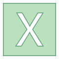 X Coordinate icon