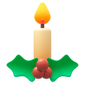 Рождественская свеча icon