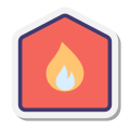 Feuerwehrstation icon