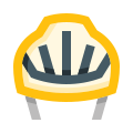 Bike helmet icon