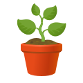 emoji de planta en maceta icon