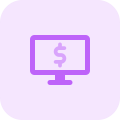 Online merchant website online transaction e-banking icon