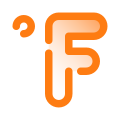 Fahrenheit-Symbol icon