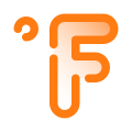 Fahrenheit Symbol icon