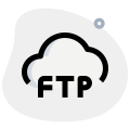 Cloud server FTP networking with local computer switching icon