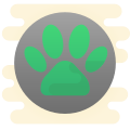 猫黑色标志 icon