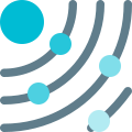 外行星在其银河系天文学中绕太阳运行颜色塔尔维沃 icon