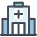 Health clinic icon