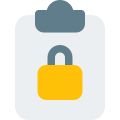 Clipboard Lock icon