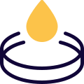 Blood type and other testing at laboratory icon