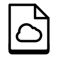 archivo en la nube icon