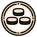 seaweed roll icon