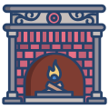 Fireplace icon