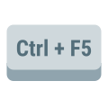tecla ctrl-mais-f5 icon