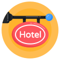 Hotel Sign icon