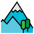 Mountain icon icon