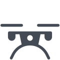 Drone con fotocamera icon