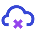 Cloud times icon